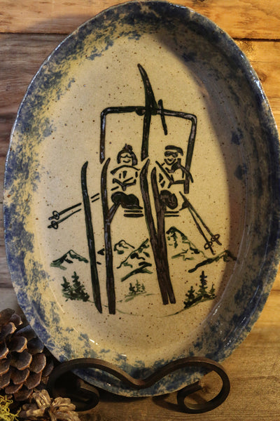 Vintage Ski Platter