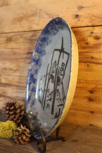 Vintage Ski Platter